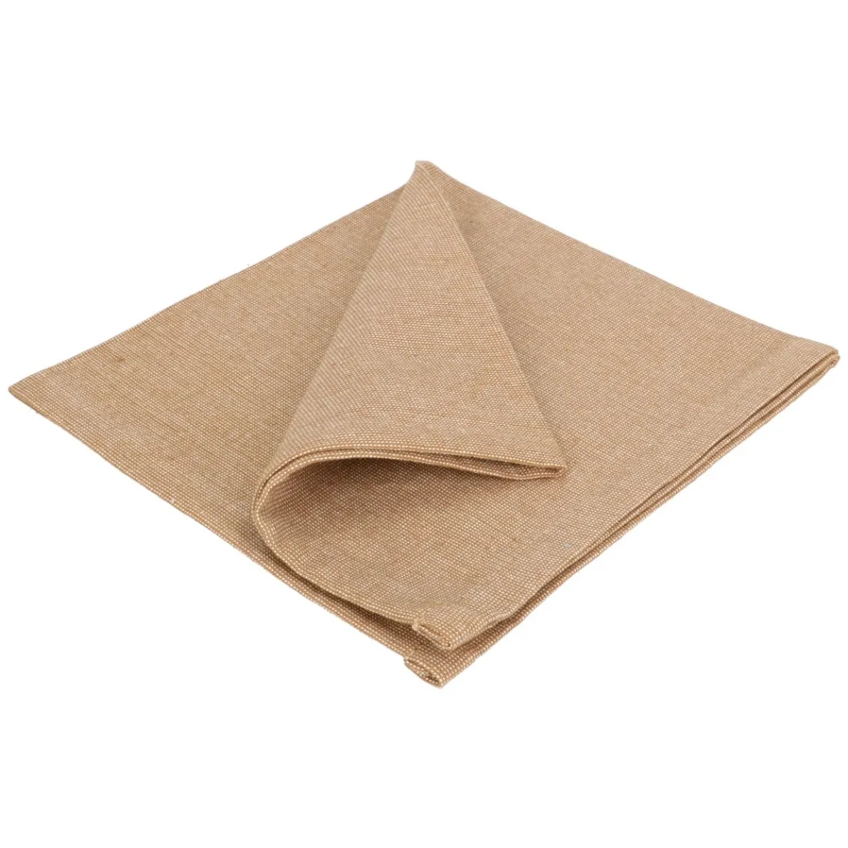 Servet, GOTS bio-katoen, zand, 40 x 40 cm