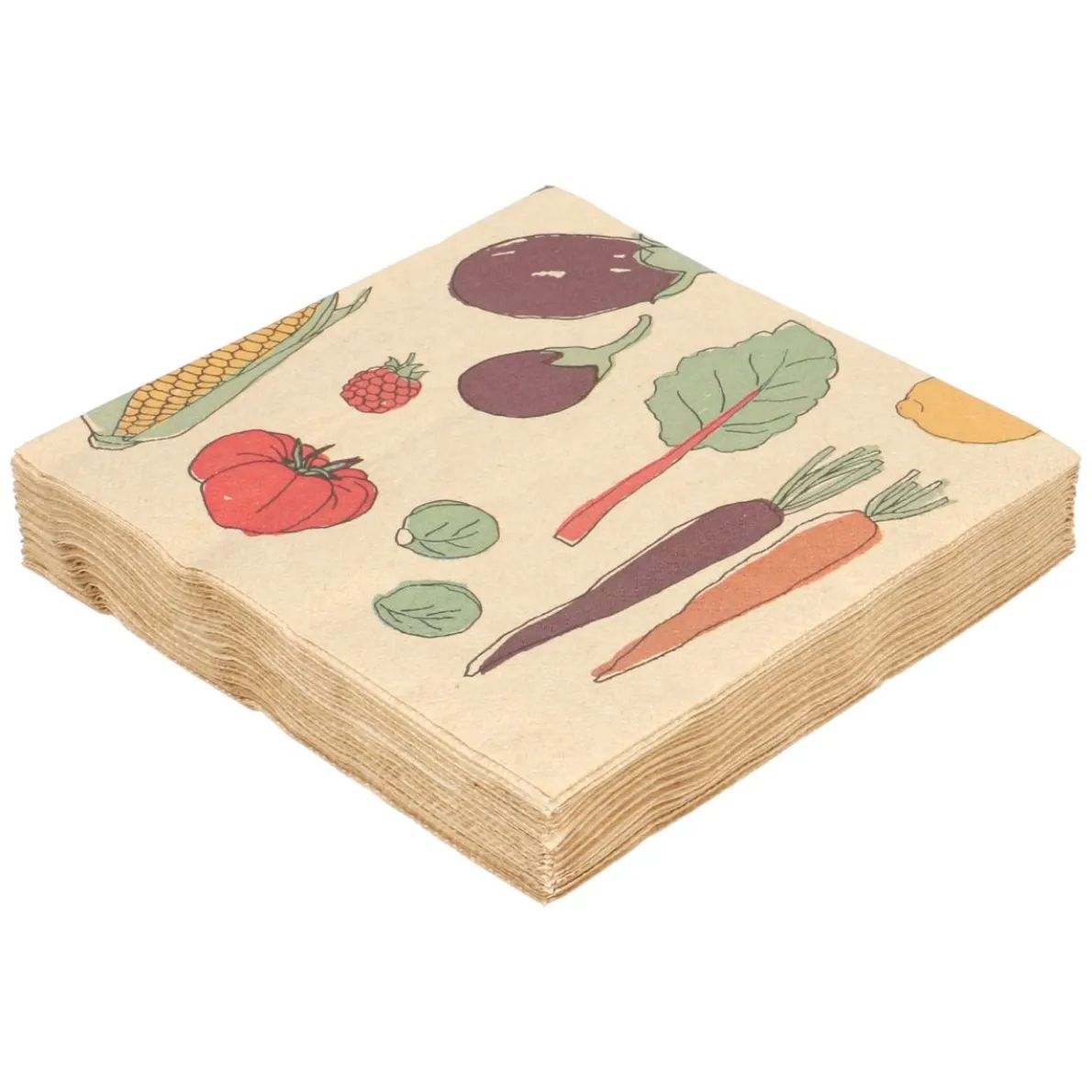 Servetten, papier, groente, 33 x 33 cm, 20 stuks