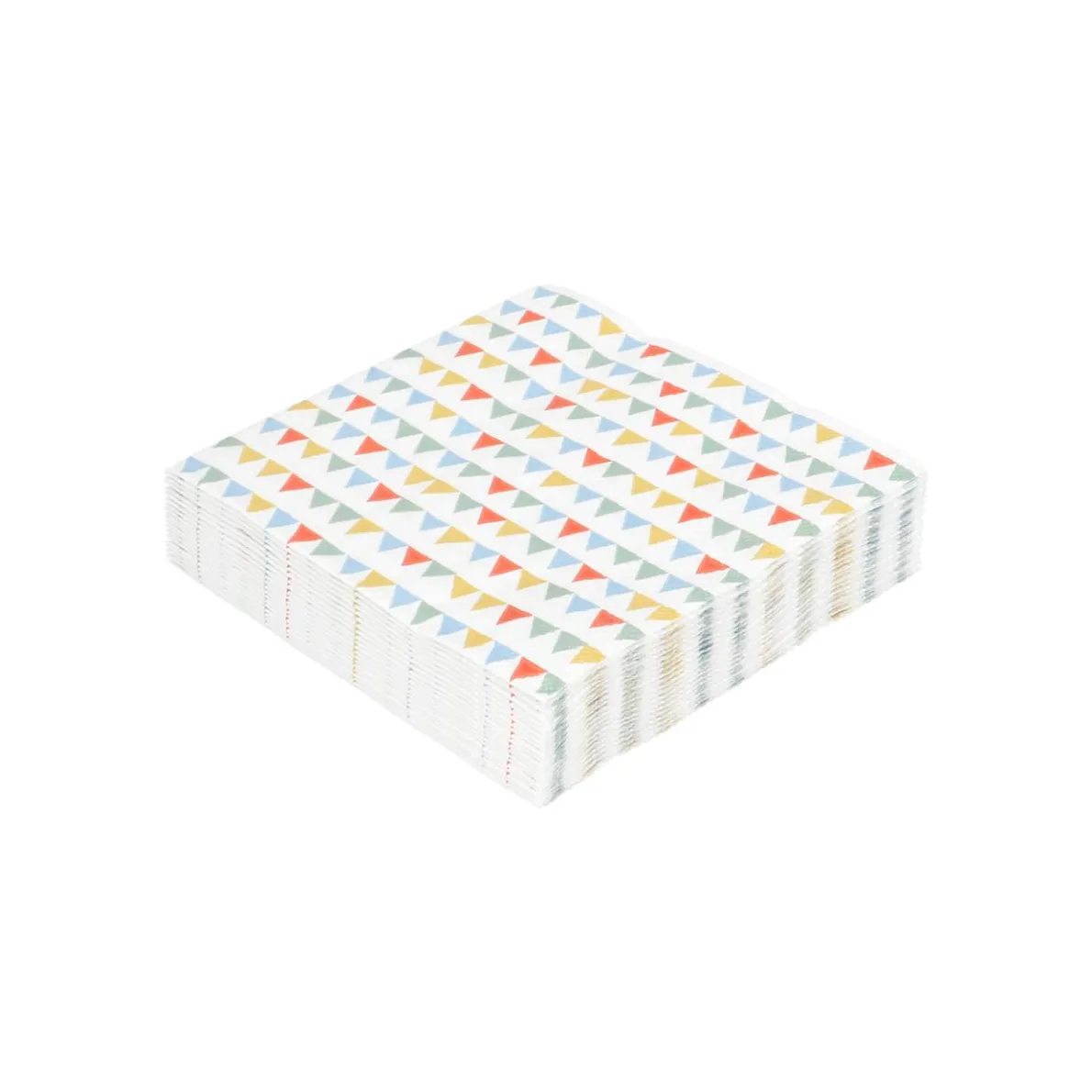 Servetten, papier, vlaggetjes, 25 x 25 cm, 20 stuks