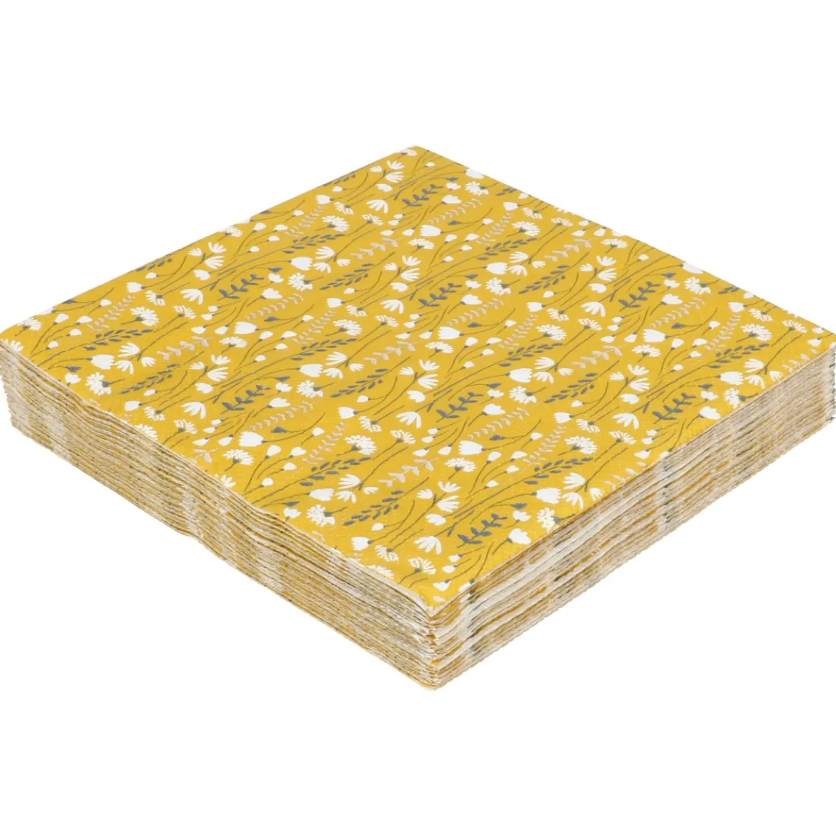 Servetten, papier, veldbloemen, 33 x 33 cm, 20 stuks