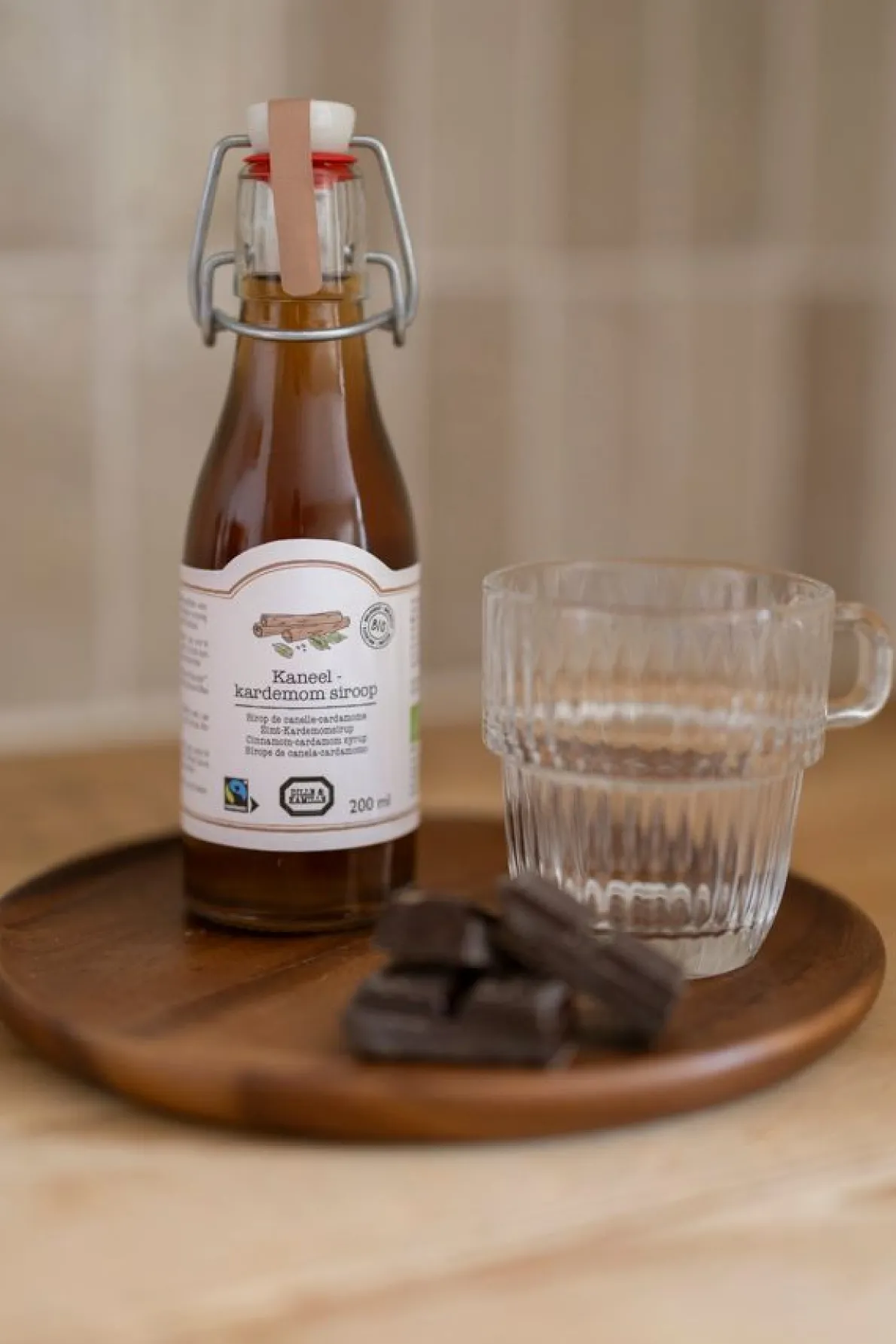 Siroop kaneel/kardemom, biologisch, 200 ml