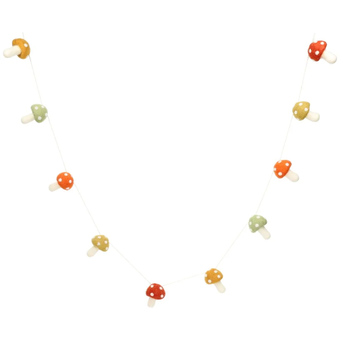 Slinger, paddenstoelen, vilt, ca. 150 cm