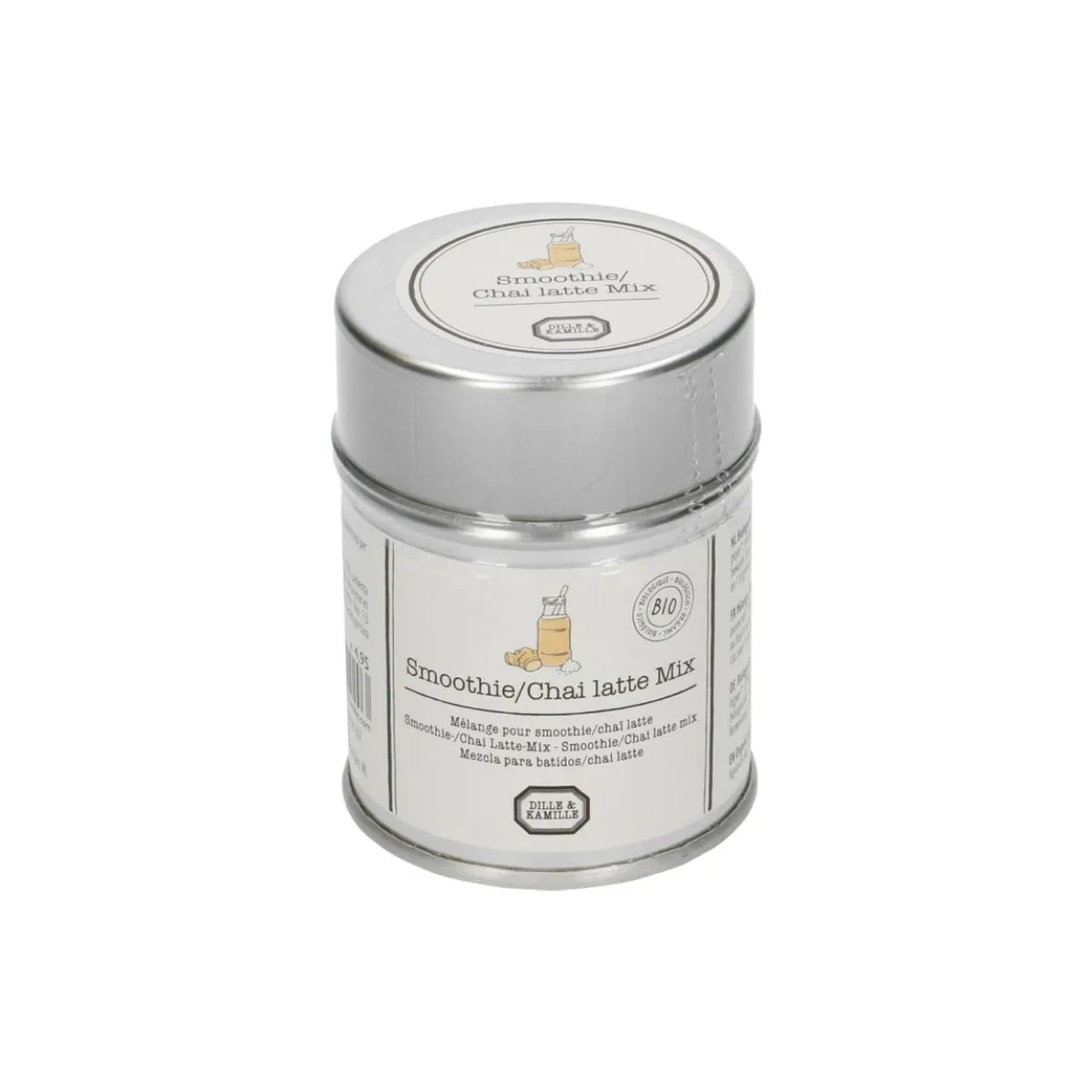 Smoothie/chai latte mix, biologisch, blikje, 40 g