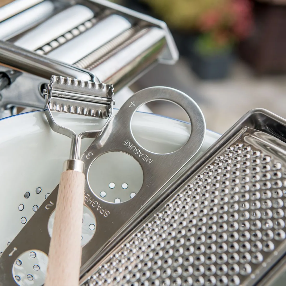 Spaghettimeter, roestvrij staal