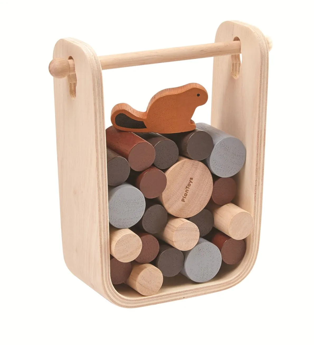 Spel bever en dam, hout, 3+