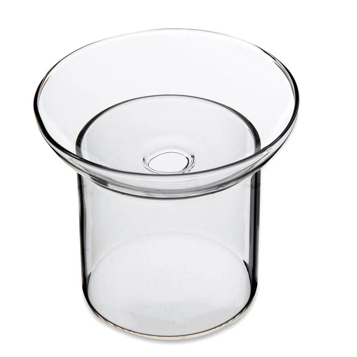 Stek- en kiemvaasje, glas, klein