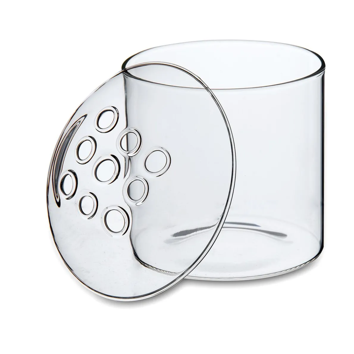 Stek- en kiemvaasje, glas, groot