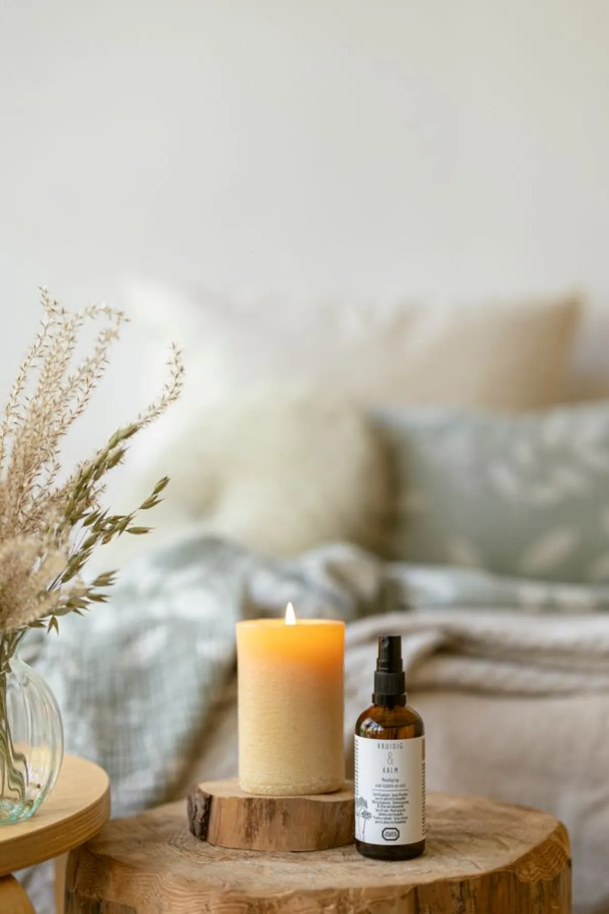 Stompkaars, bijenwas, 7,5 x 11 cm