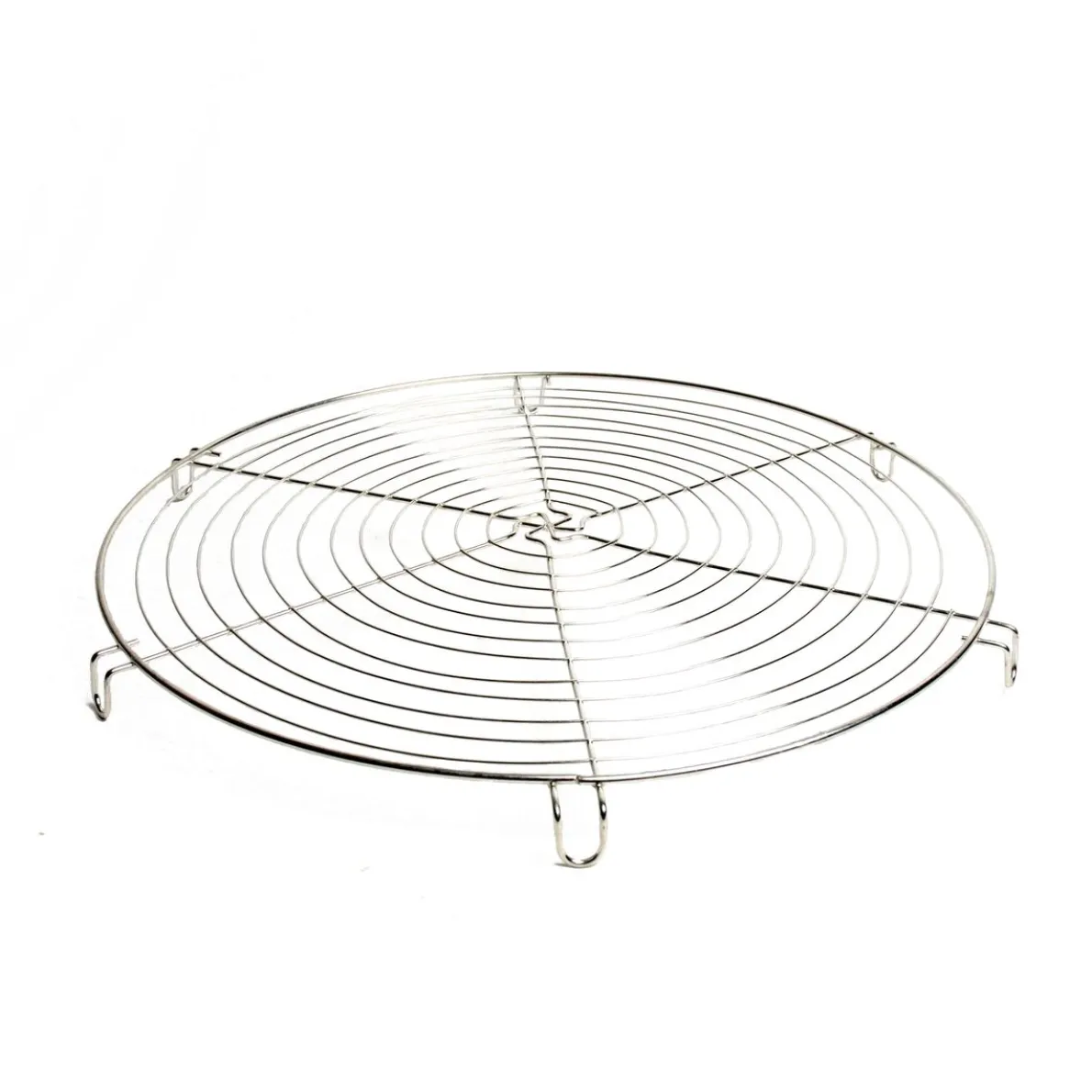 Taartrooster van roestvrij staal, rond