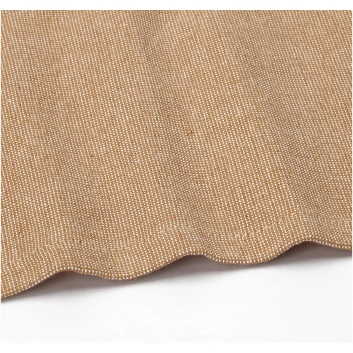 Tafelkleed extra lang, GOTS bio-katoen, zand, 145 x 350 cm