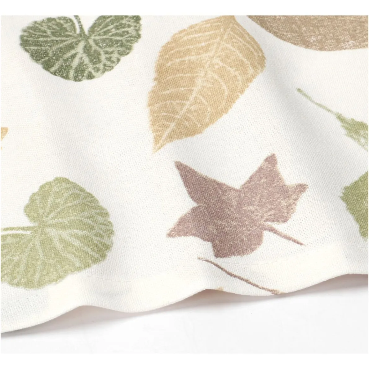 Tafelkleed, GOTS bio-katoen, tuinblad, 145 x 180 cm
