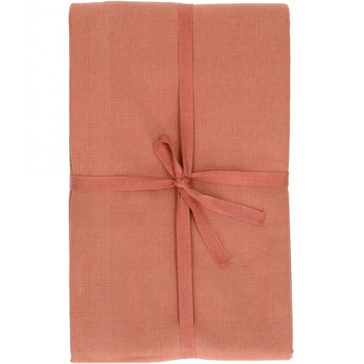 Tafelkleed, GOTS bio-katoen, roestbruin, 145 x 300 cm