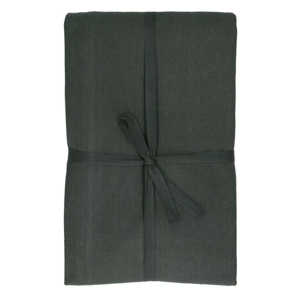 Tafelkleed, GOTS bio-katoen, donkergroen, 145 x 300 cm