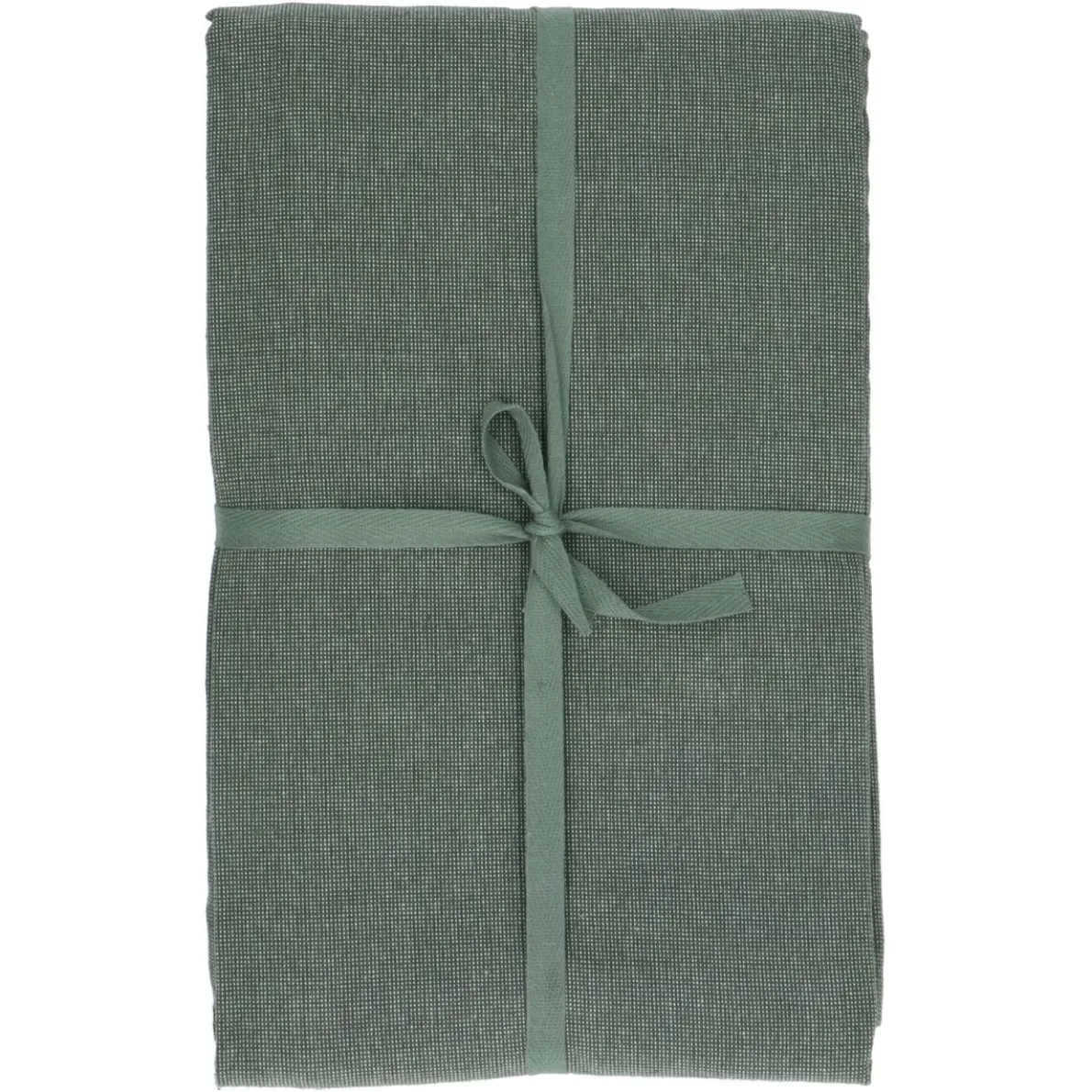 Tafelkleed, GOTS bio-katoen, groen, 145 x 300 cm