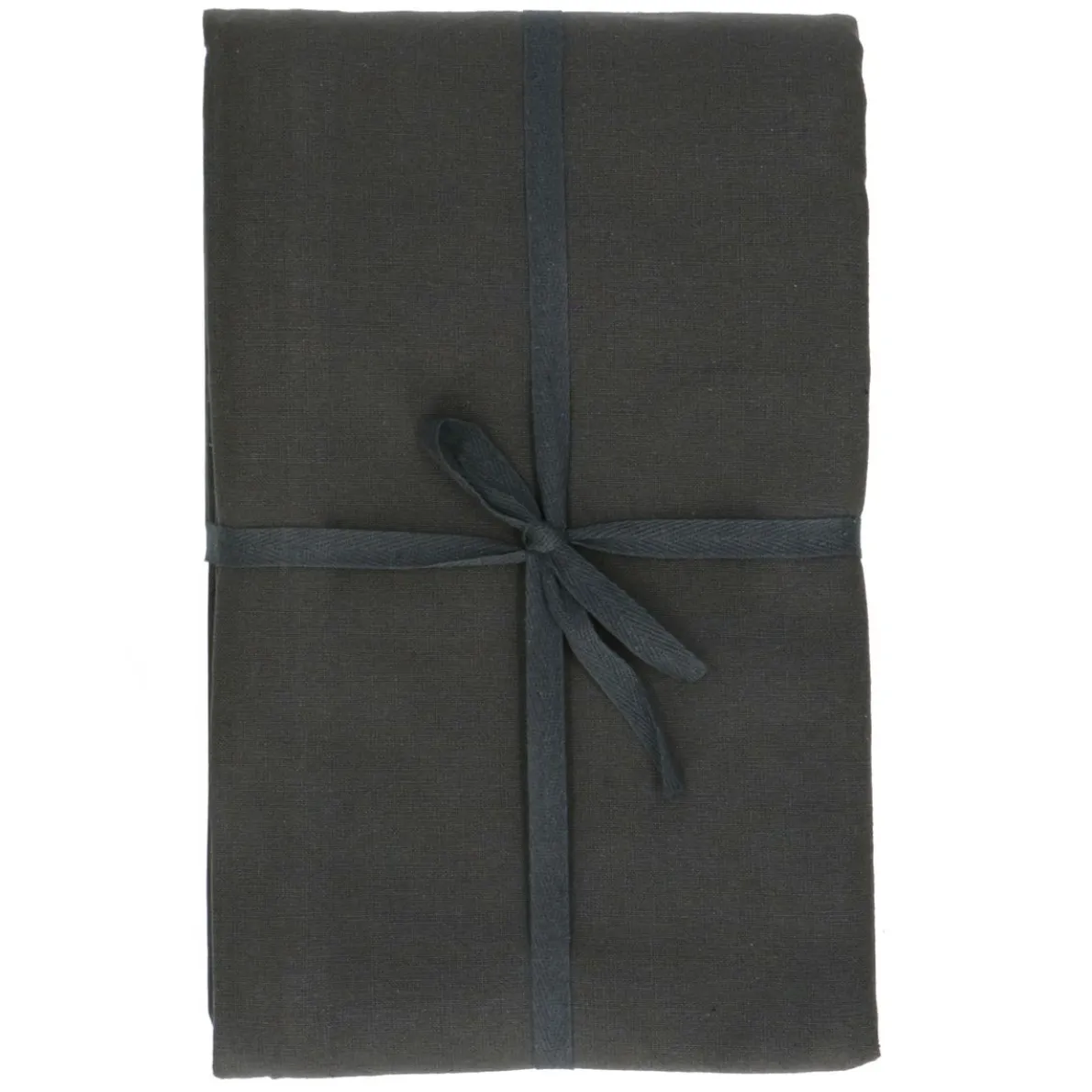 Tafelkleed, GOTS bio-katoen, donkergrijs, 145 x 250 cm