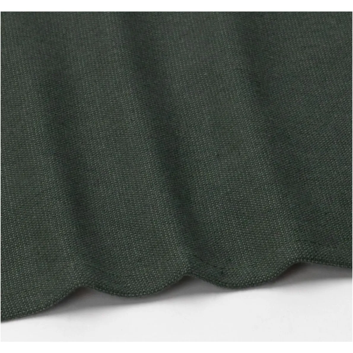 Tafelkleed, GOTS bio-katoen, donkergroen, 140 x 180 cm