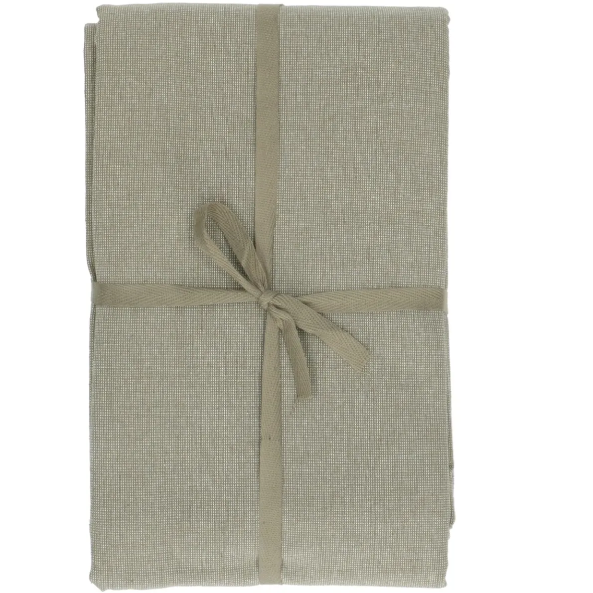 Tafelkleed, GOTS bio-katoen, olijfgroen, 140 x 180 cm