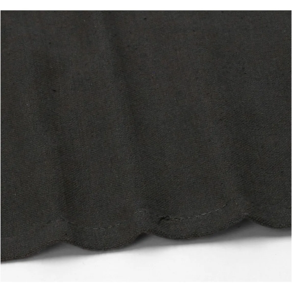 Tafelkleed, GOTS bio-katoen, donkergrijs, 145 x 300 cm