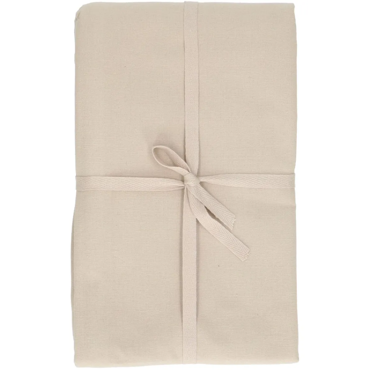 Tafelkleed rond, GOTS bio-katoen, kiezel, Ø 180 cm