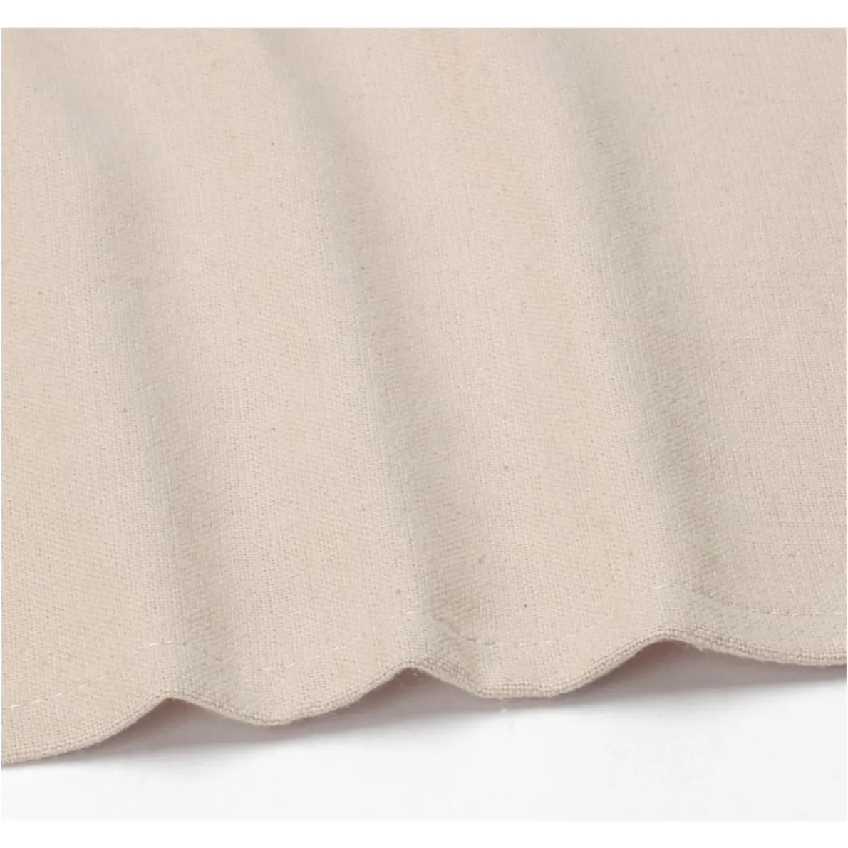 Tafelkleed rond, GOTS bio-katoen, kiezel, Ø 180 cm