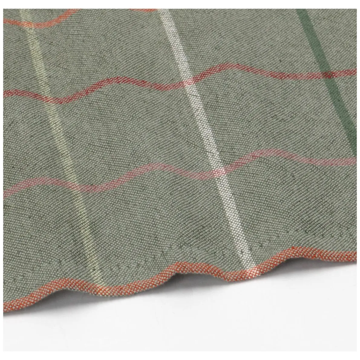 Tafelloper, gerecycled katoen, ruit, 50 x 150 cm