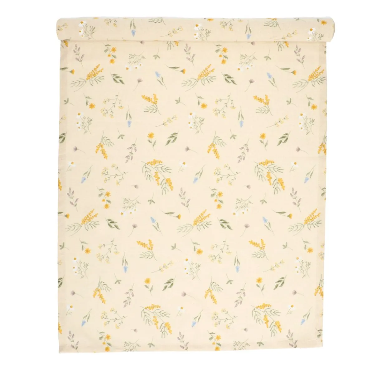 Tafelloper, GOTS bio-katoen, mimosa, 50 x 145 cm