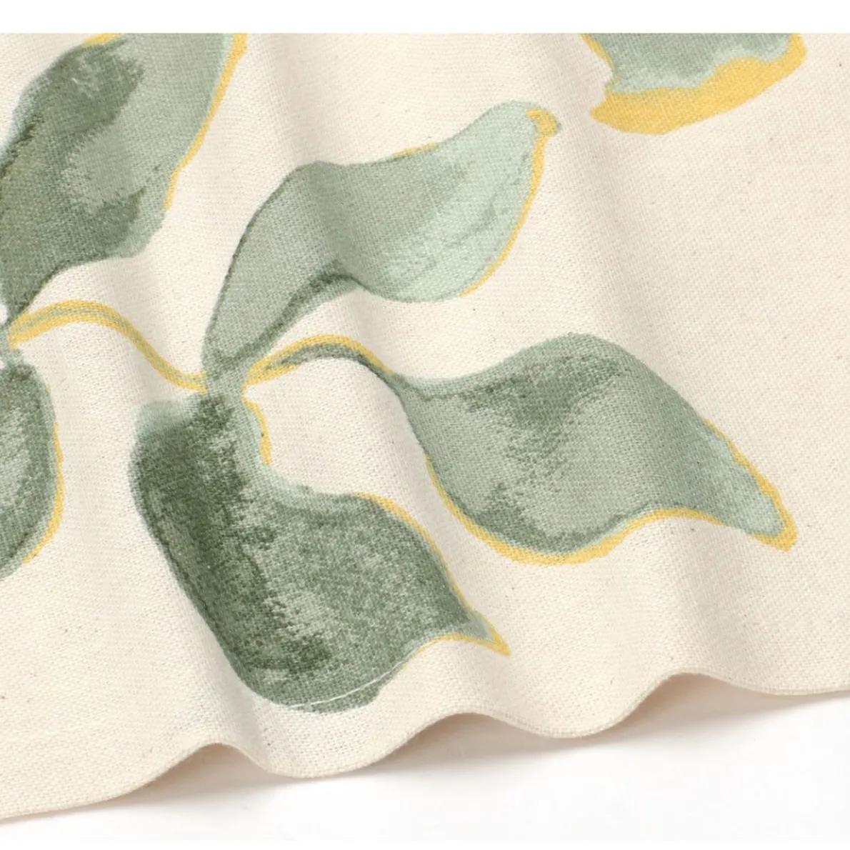 Tafelloper, GOTS bio-katoen, silhouet blad, 50 x 145 cm