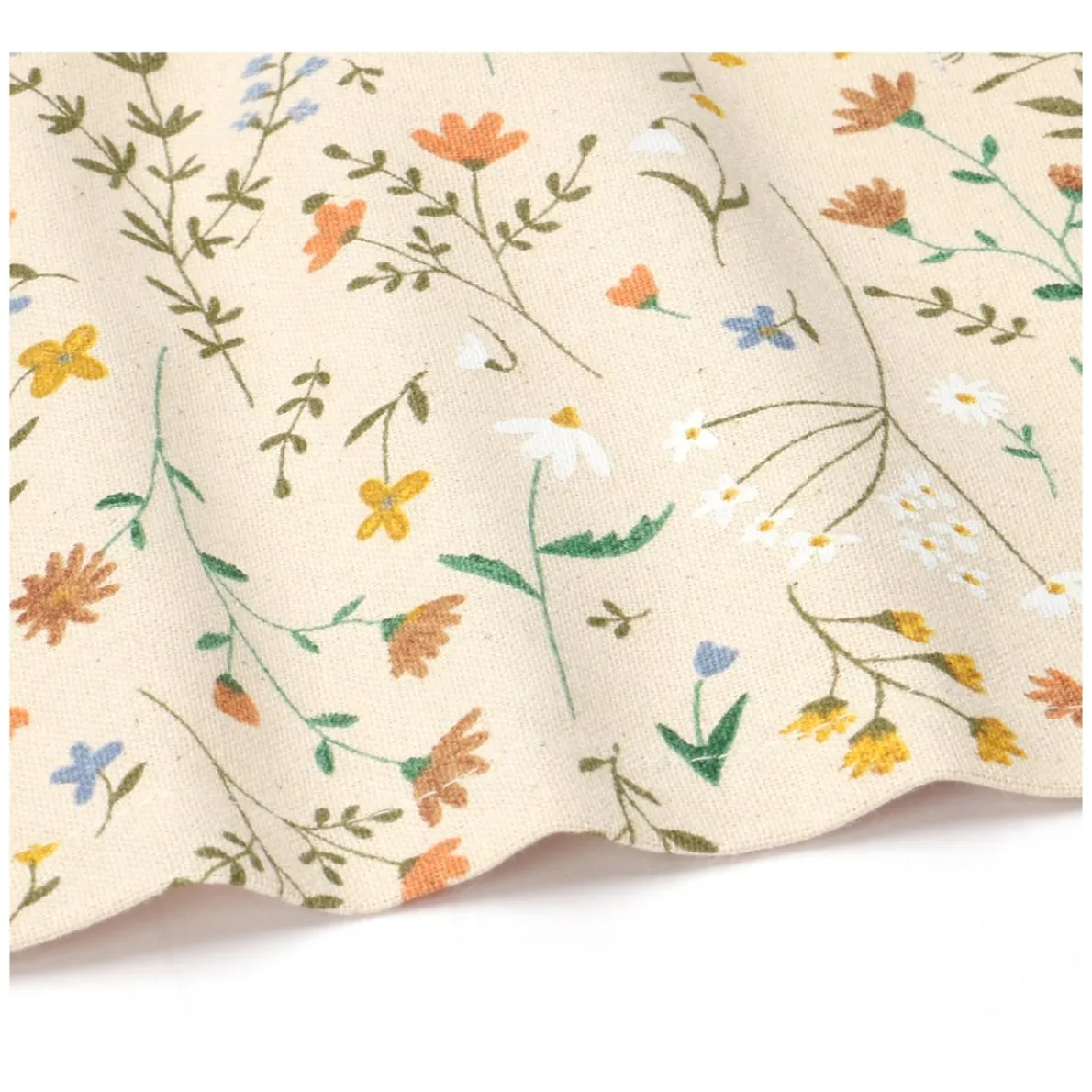 Tafelloper, GOTS bio-katoen, veldbloemen, 50 x 145 cm