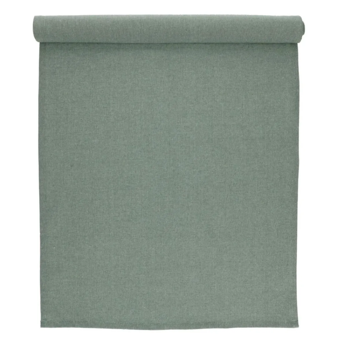 Tafelloper, GOTS bio-katoen, groen, 50 x 150 cm