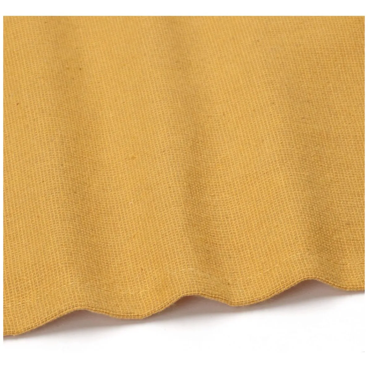 Tafelloper, GOTS bio-katoen, okergeel, 50 x 150 cm