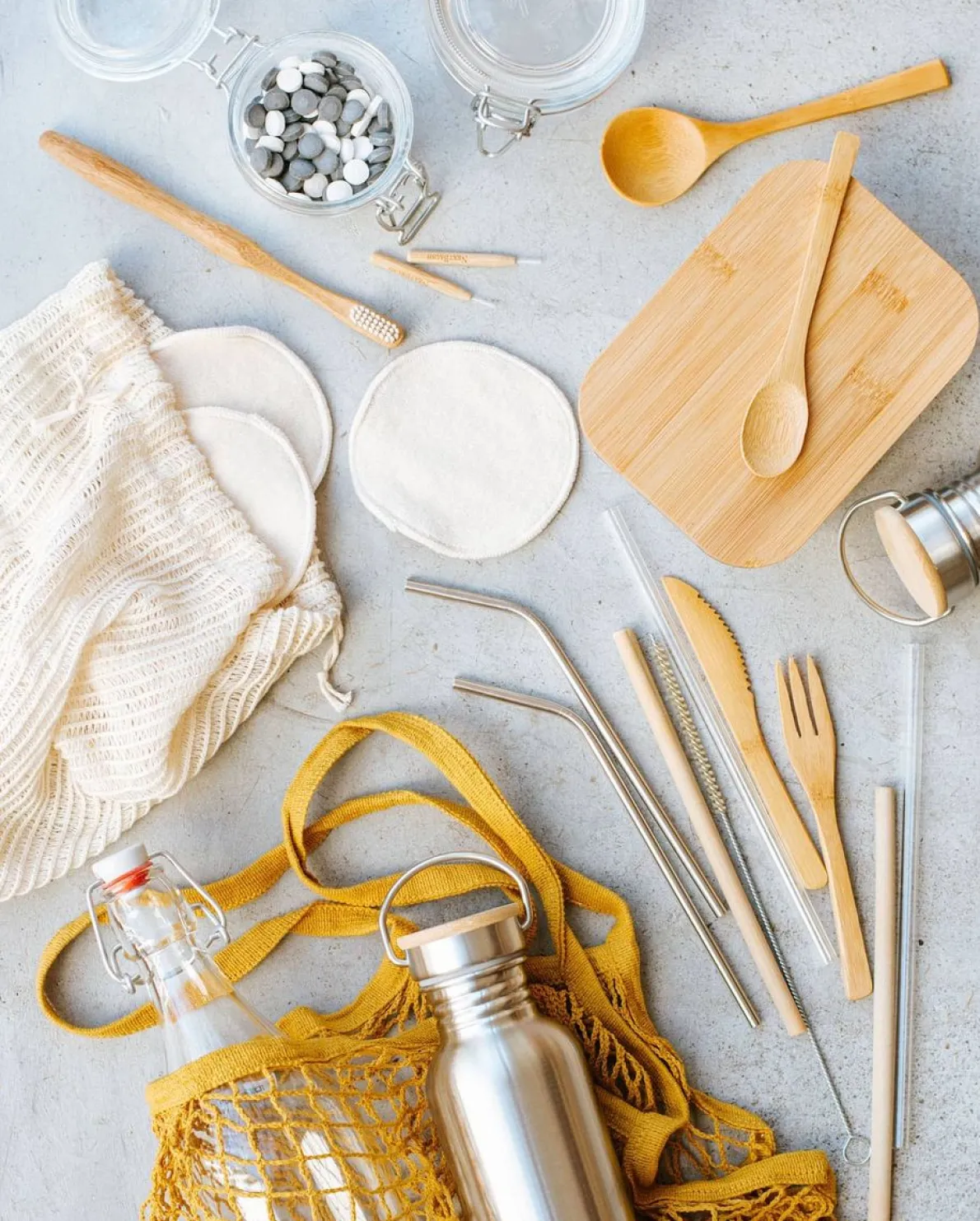 Tandpasta-tabletten 'Happy tabs', fresh mint, potje 80 stuks