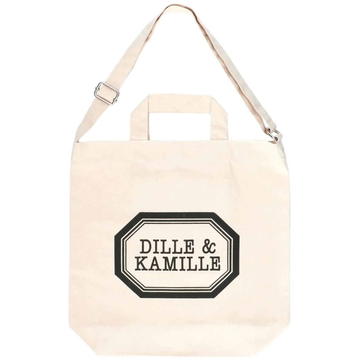 Tas, Dille & Kamille, gerecycled katoen, verstelbaar hengsel, 40 x 12 x 40 cm