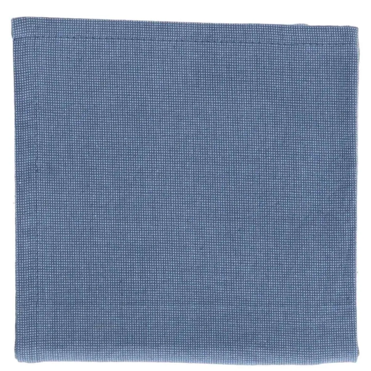 Theedoek, bio-katoen, blauw gemêleerd, 50 x 70 cm