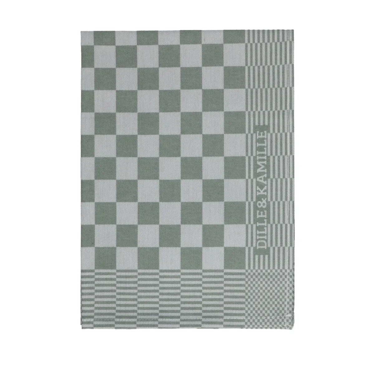 Theedoek Dille & Kamille, katoen, groen
