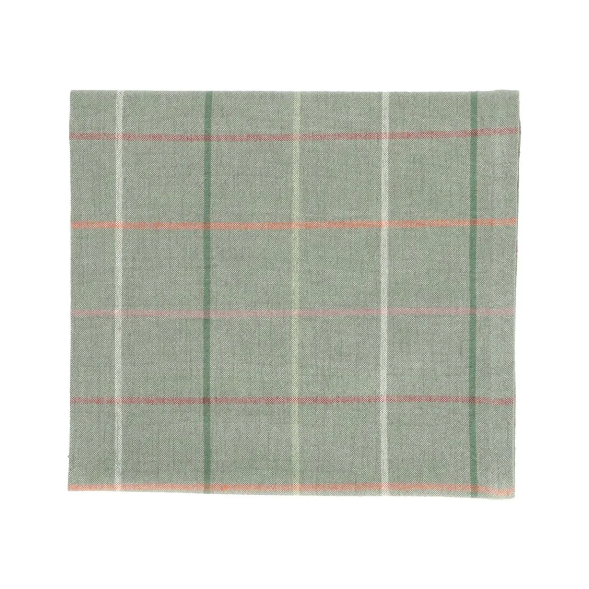 Theedoek, gerecycled katoen, ruit, 50 x 70 cm