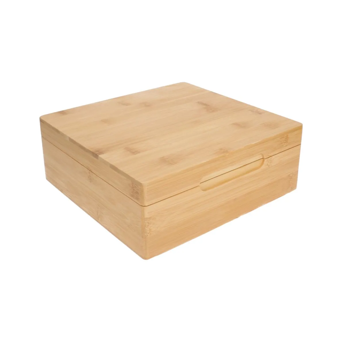 Theedoos, 9 vakken, bamboe