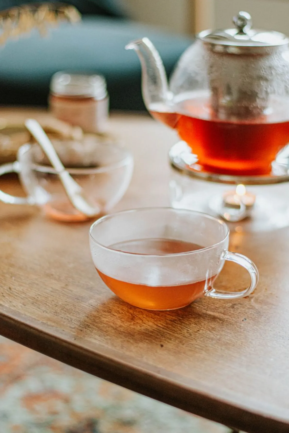 Theekop, hittebestendig glas, 350 ml