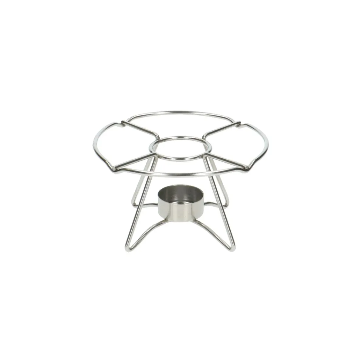 Theelicht, rvs, Ø 15,5 cm