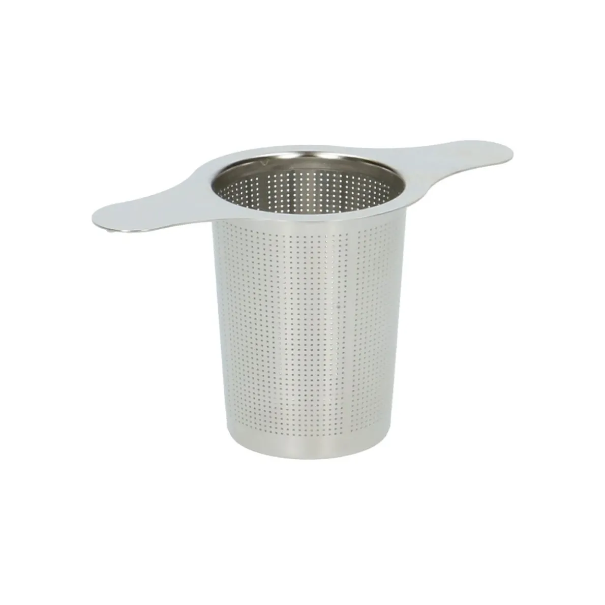 Theezeefje met greepjes, laser, rvs