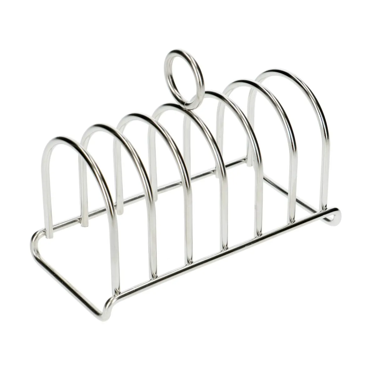 Toastrekje, roestvrijstaal, voor 6 sneetjes brood