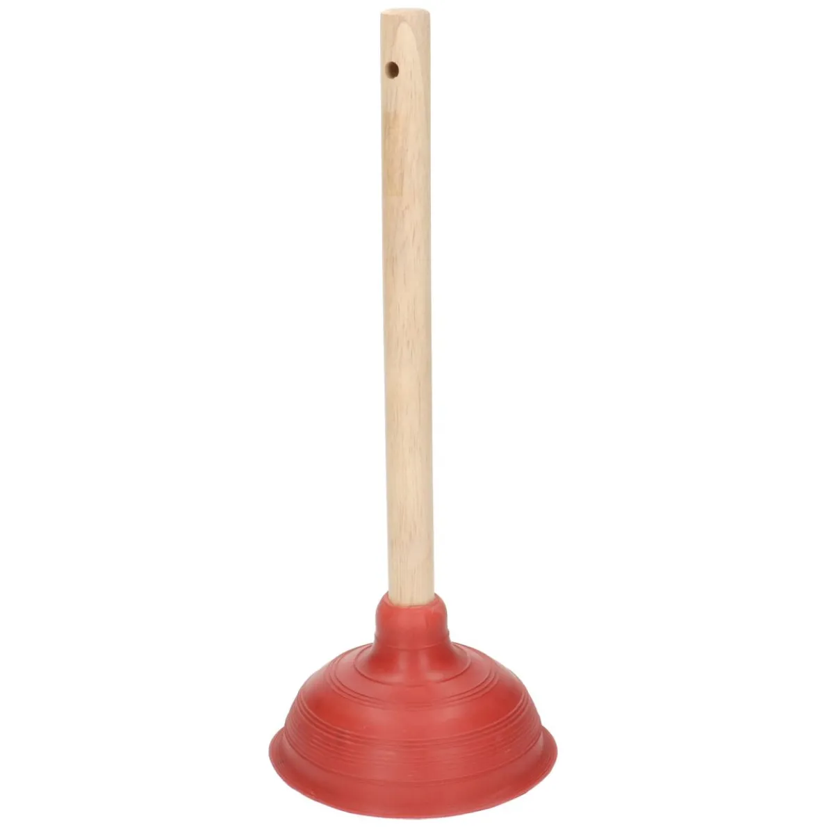 Toiletontstopper, beukenhout en natuurrubber