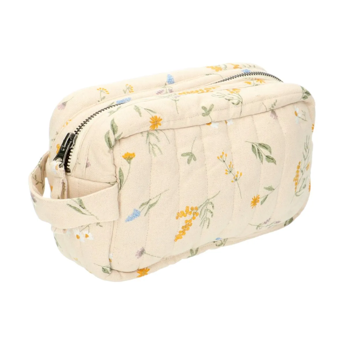 Toilettas, GOTS bio-katoen, mimosa, 20 x 12 x 9 cm