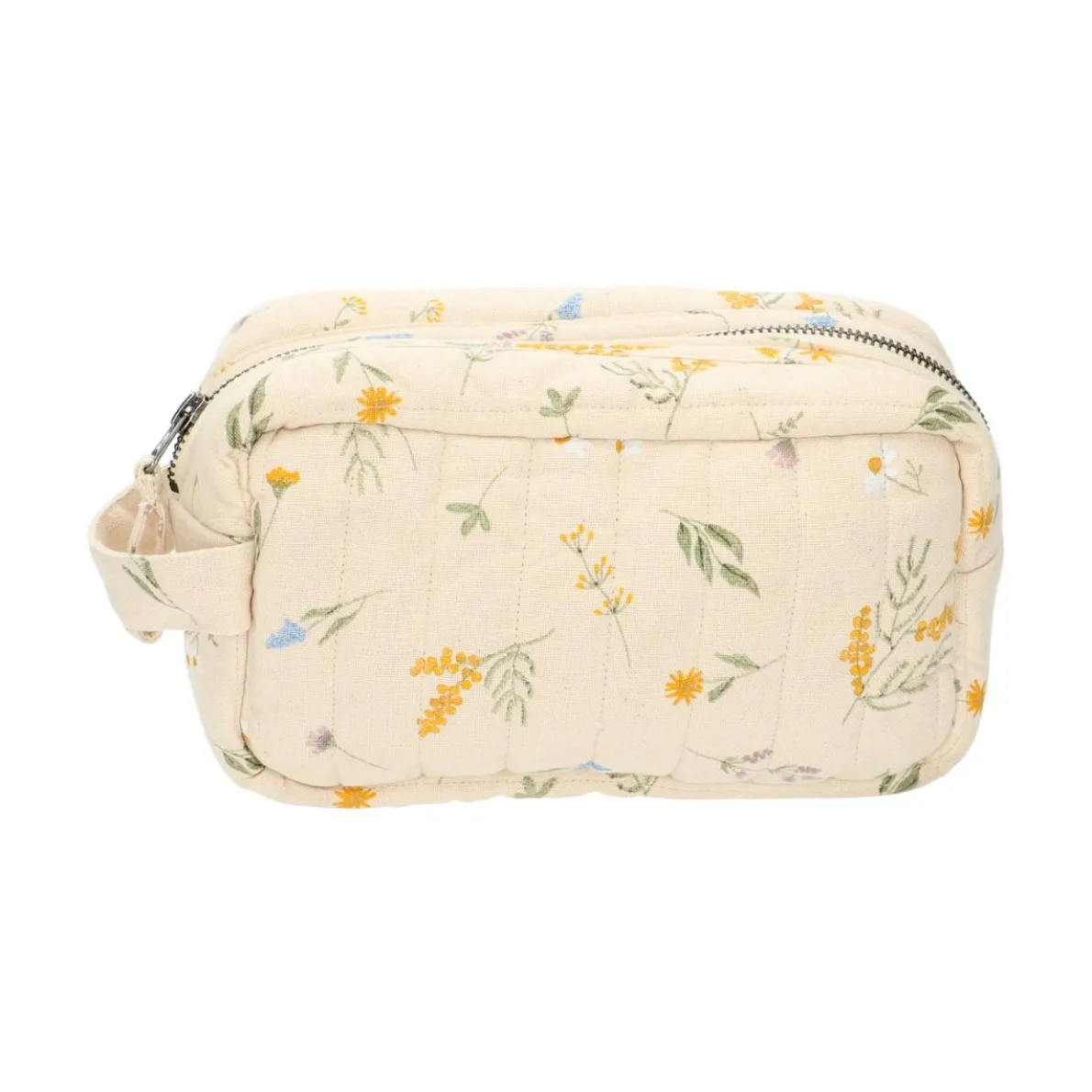 Toilettas, GOTS bio-katoen, mimosa, 20 x 12 x 9 cm