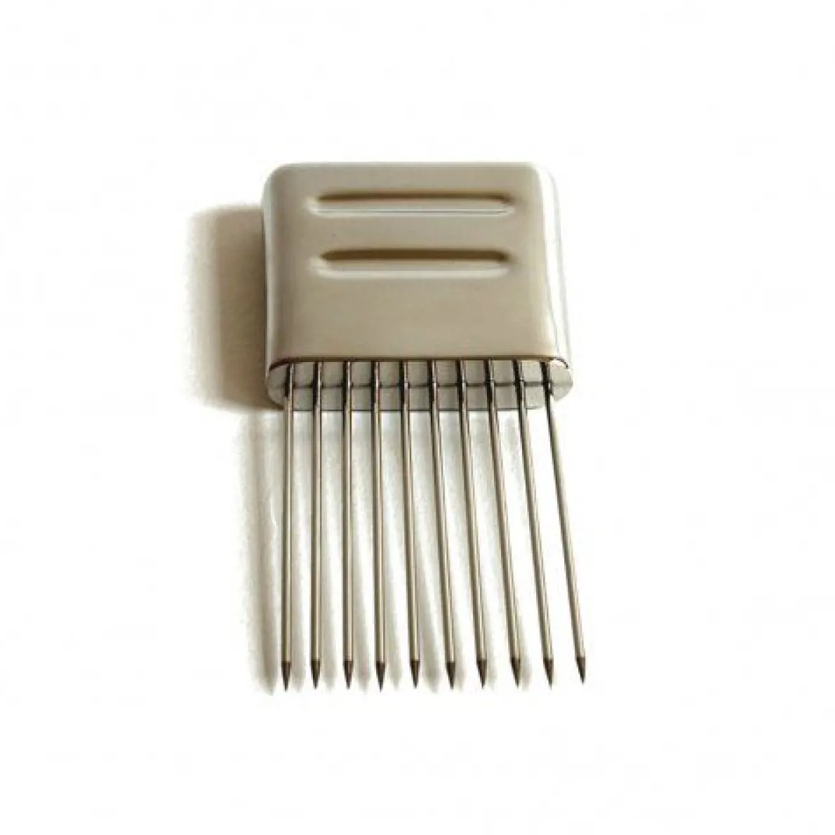 Uienkam, roestvrij staal, 14 x 6,5 cm