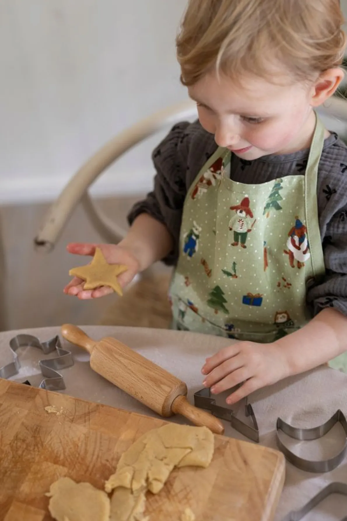 Uitsteekvorm maan, recycled rvs