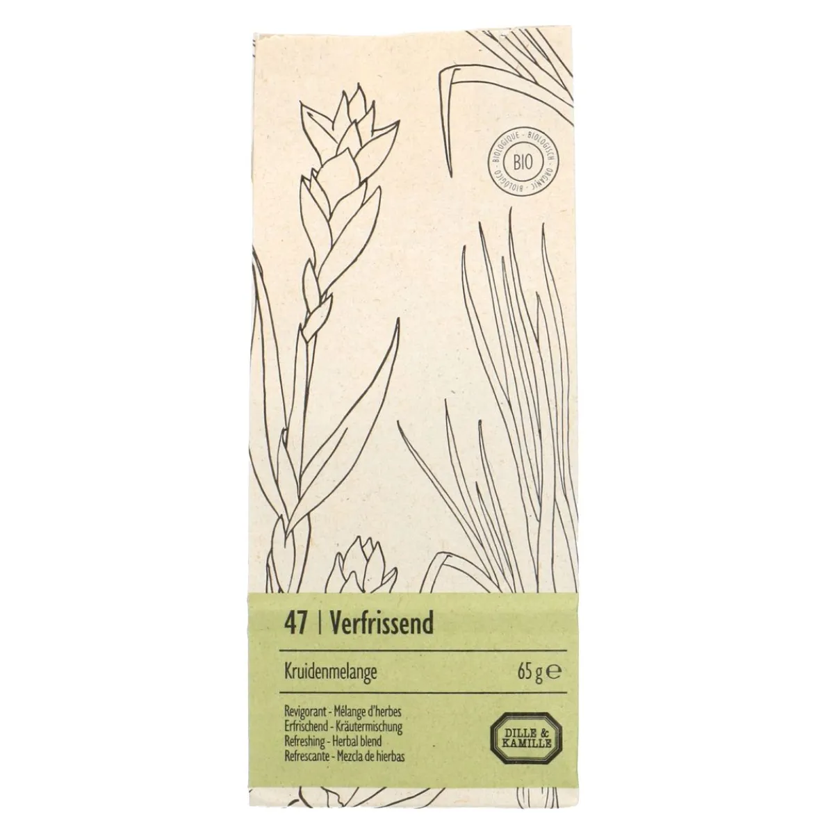 Verfrissend, Kruidenmelange, biologisch, 65 g
