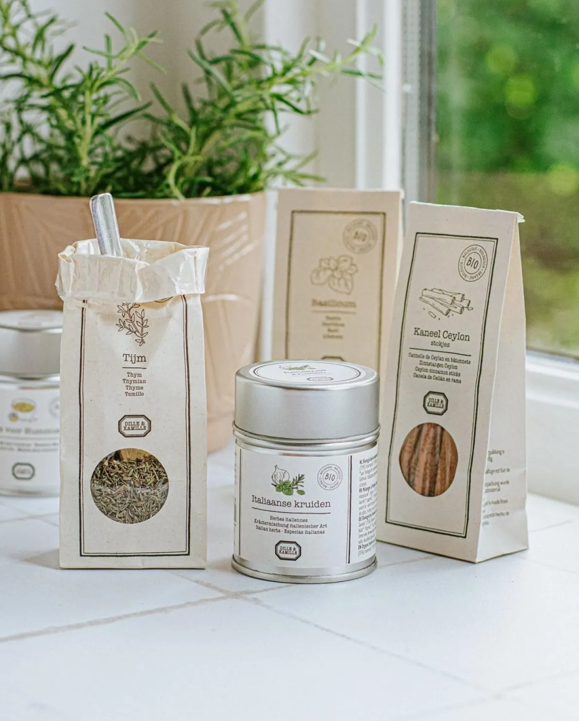 Vijfkruidenpoeder, biologisch, blikje, 45 g