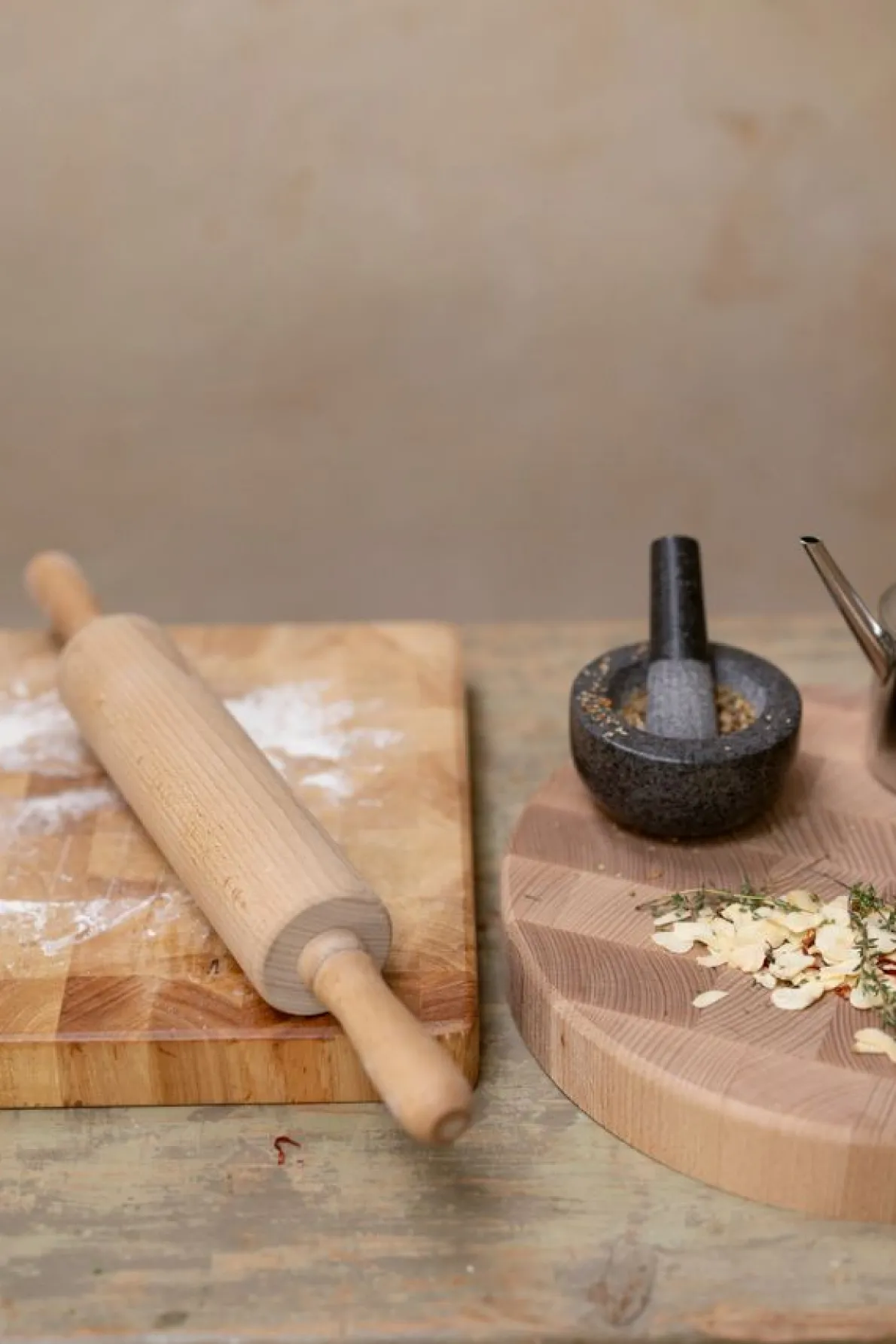 Vijzel, zwart graniet, Ø 9,5 cm