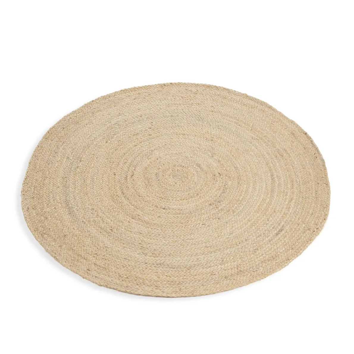 Vloerkleed rond, jute, Ø 120 cm