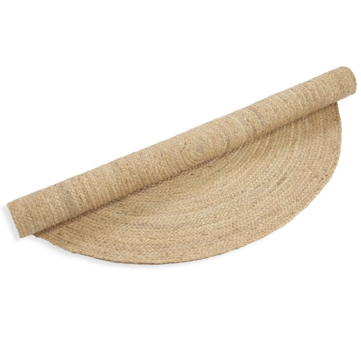 Vloerkleed rond, jute, Ø 120 cm